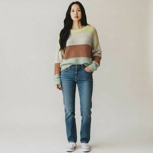 Size Small Blank Paige 100% Cotton Sweater